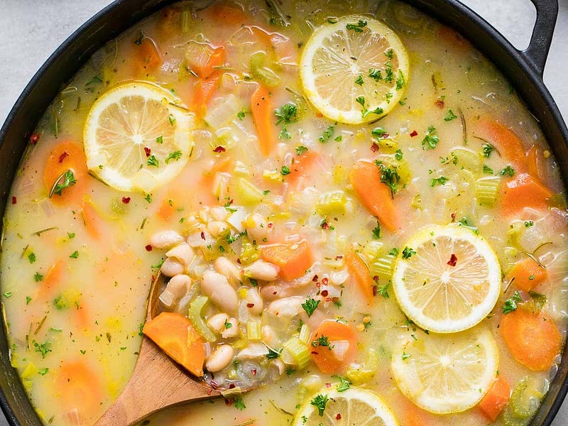 EASY LEMON ROSEMARY WHITE BEAN SOUP Recipe Samsung Food