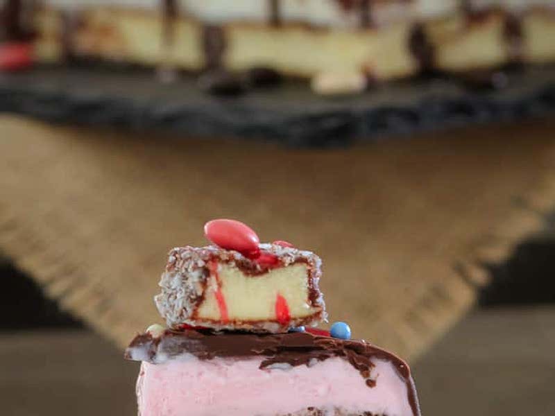 Lamington IceCream Cake Recipe Samsung Food