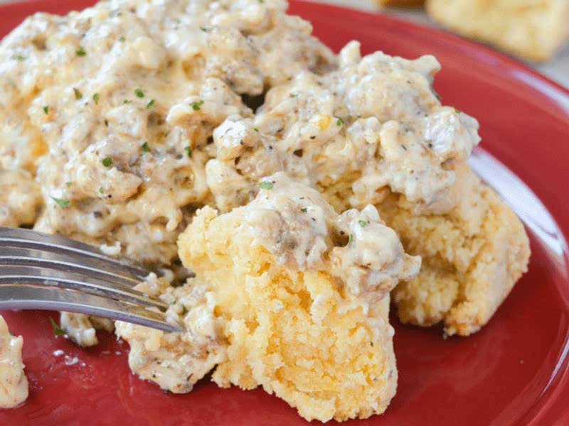 Easy Keto Biscuits and Gravy Recipe Samsung Food