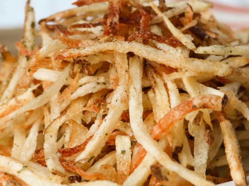 Homemade Shoestring Fries Recipe