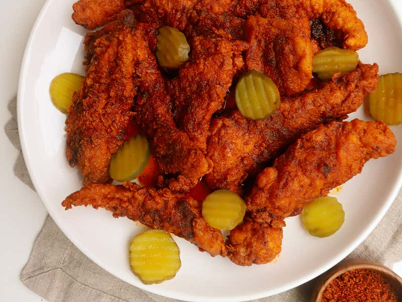 KFC Nashville Hot Chicken Tenders Copycat Recipe Samsung Food