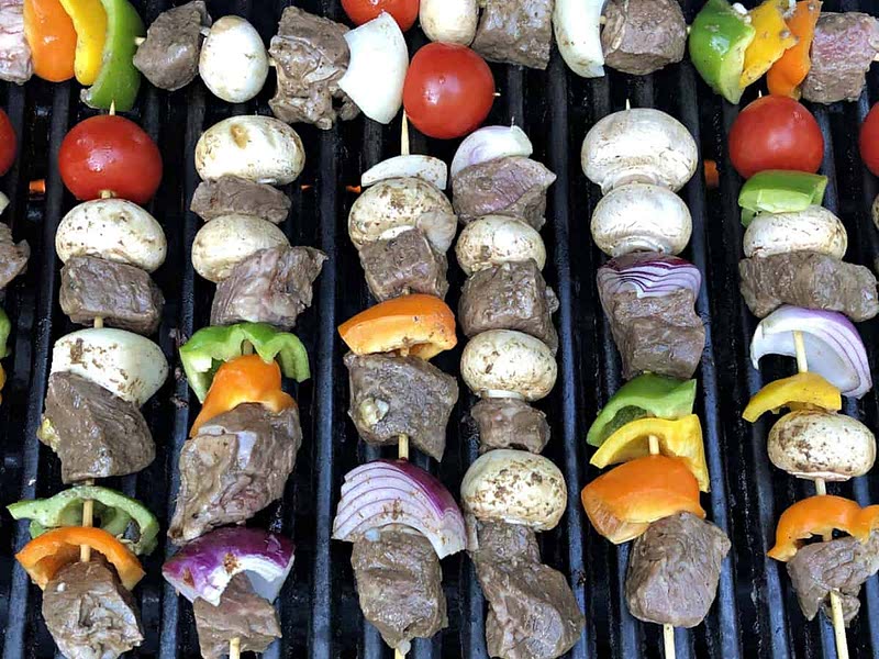 Beef Kabobs in the Oven or Grill Recipe Samsung Food