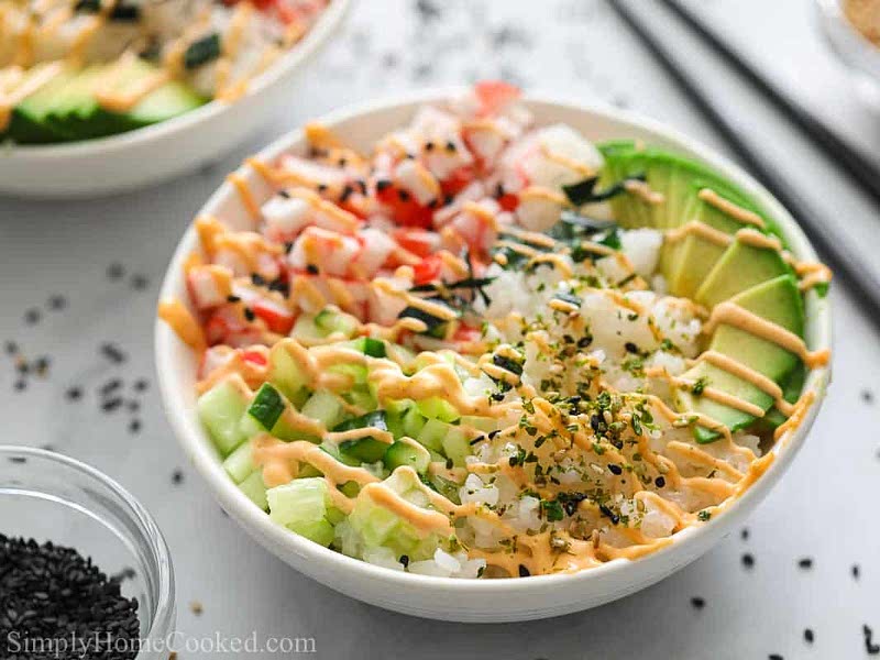 California Sushi Bowls Recipe Samsung Food