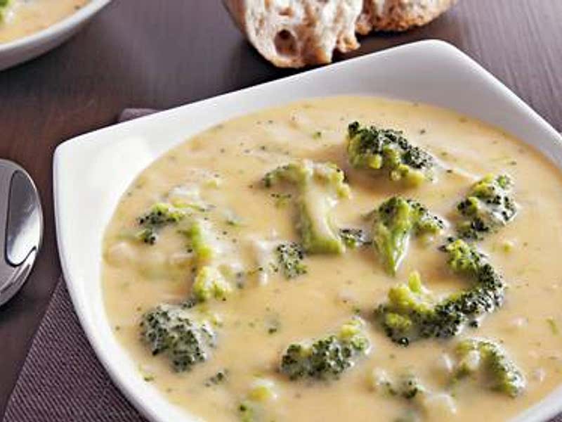 SlowCooker Three Cheese Broccoli Soup Recipe Samsung Food