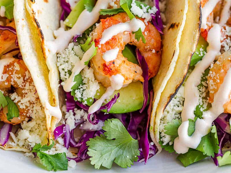 Shrimp Tacos with Best Shrimp Taco Sauce Recipe Samsung Food