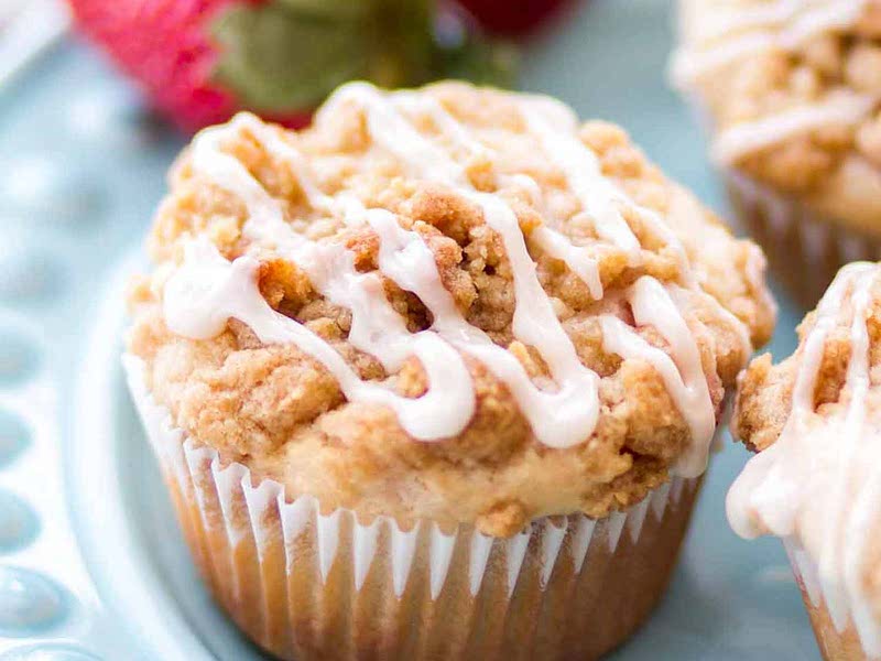 Strawberry Crumb Cake Muffins Recipe Samsung Food
