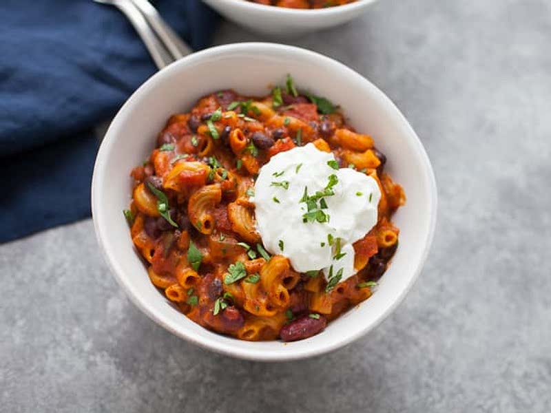 Instant Pot Vegetarian Chili Mac Recipe Samsung Food