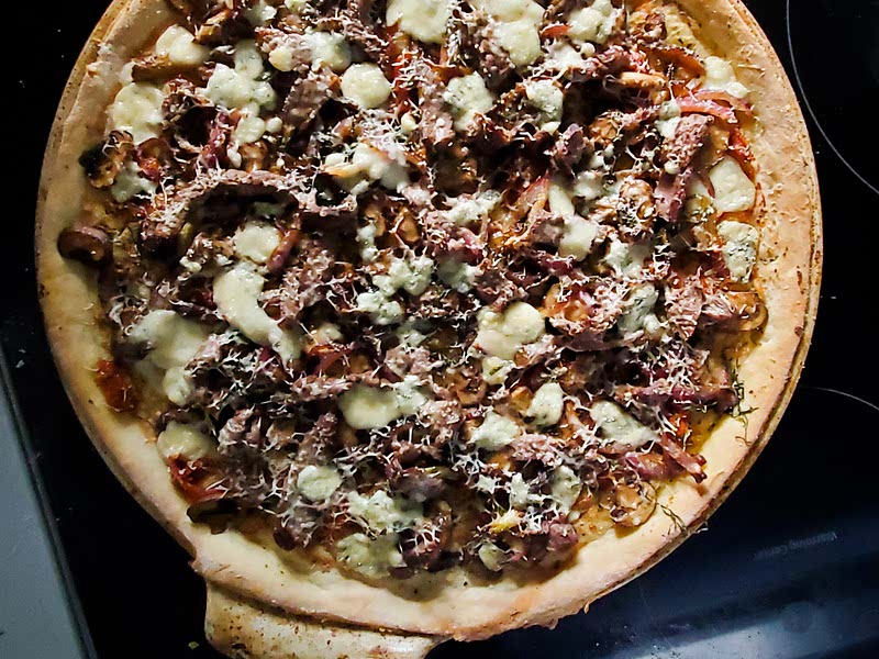 Steak Mushroom and Pizza Recipe Samsung Food