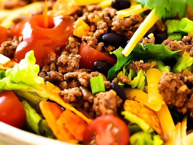 Taco Salad Meal Prep Bowls - Life In The Lofthouse