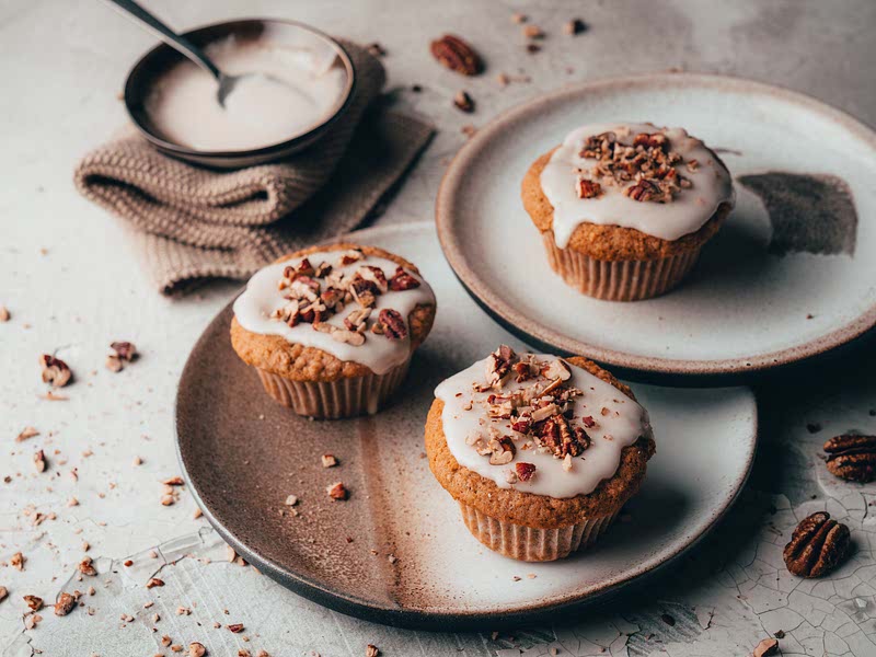 Vegane Vollkorn-Apfel-Muffins Recipe - Samsung Food