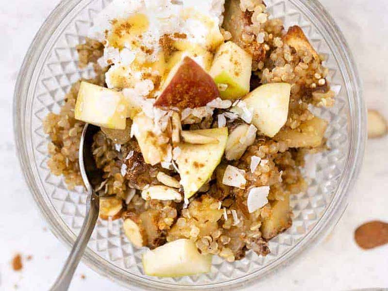 Apple Cinnamon Quinoa Breakfast Bake Recipe Samsung Food