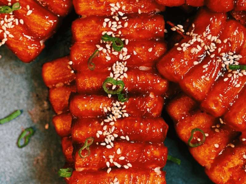 Korean Spicy Rice Cake Skewers - Tteok Kkochi Recipe - Samsung Food