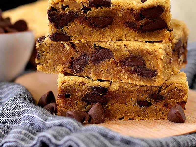 Chocolate Peanut Butter Blondies Recipe Samsung Food