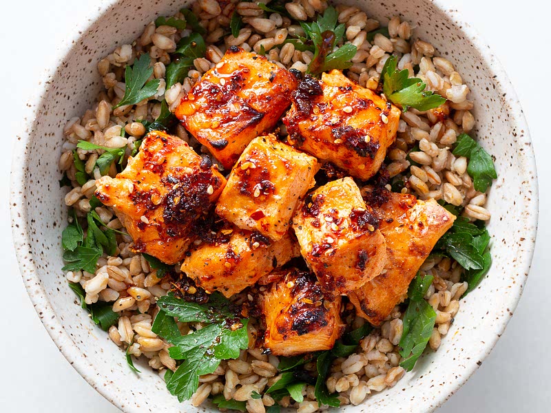 Greek Yogurt Marinated Salmon Recipe Samsung Food