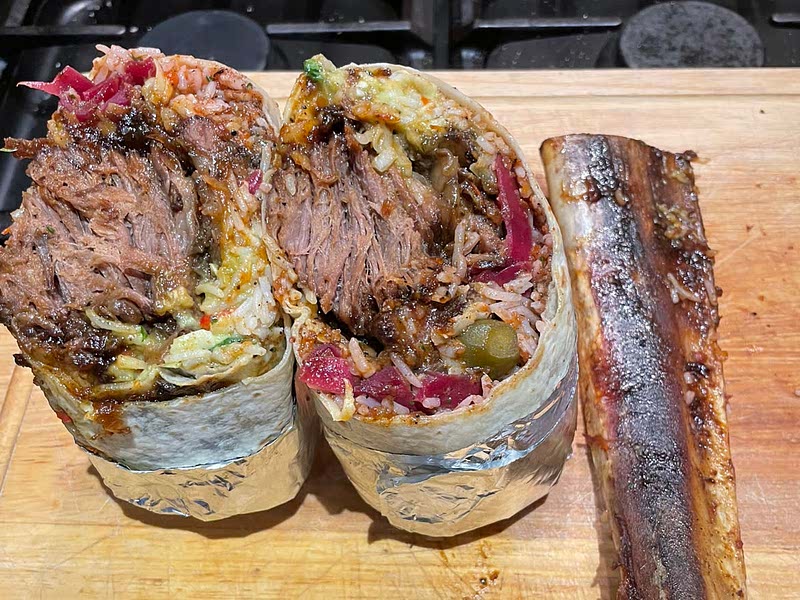 Bone in Glazed Beef Short Rib Burrito Recipe Samsung Food