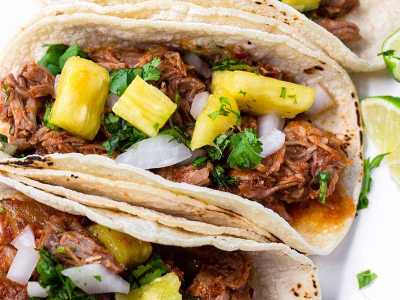 Slow Cooker Tacos Al Pastor Recipe Samsung Food