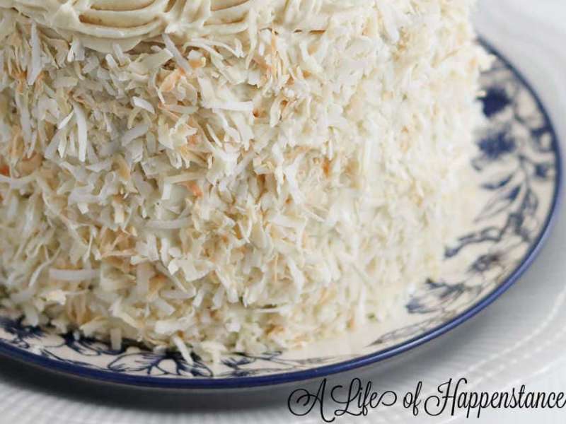 Coconut, Almond and Raspberry cake - Zesty South Indian Kitchen