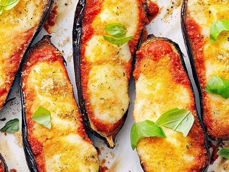 Eggplant Parmesan Boats Recipe Samsung Food