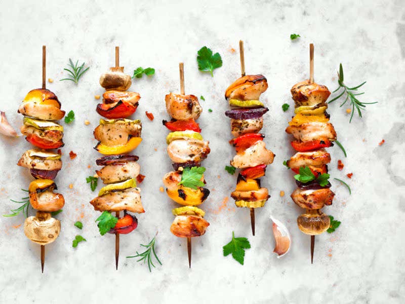 Mediterranean Chicken Kebabs Recipe Samsung Food