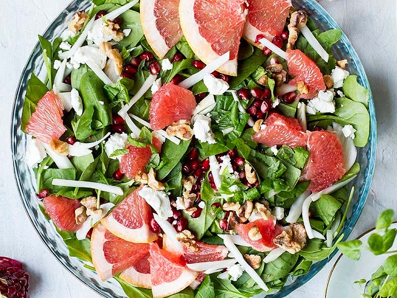 Fennel Grapefruit Salad with Pomegranate Vinaigrette Recipe Samsung Food