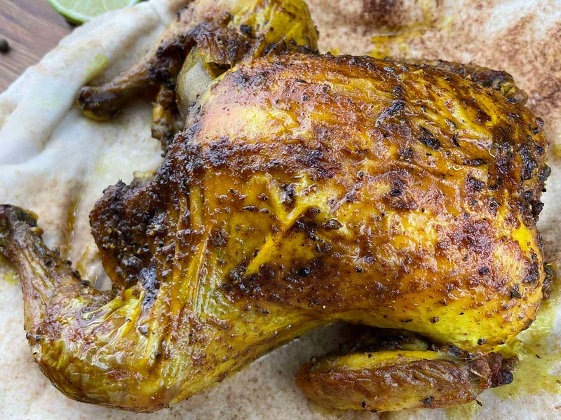 Lime and Turmeric Roast Chicken Recipe Samsung Food
