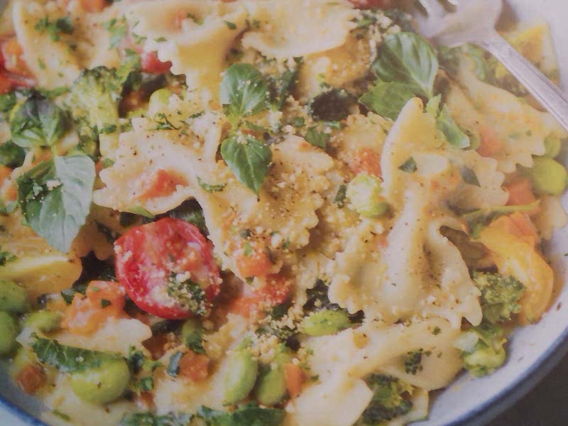 Nisha's Pasta Primavera Alfredo Recipe Whisk