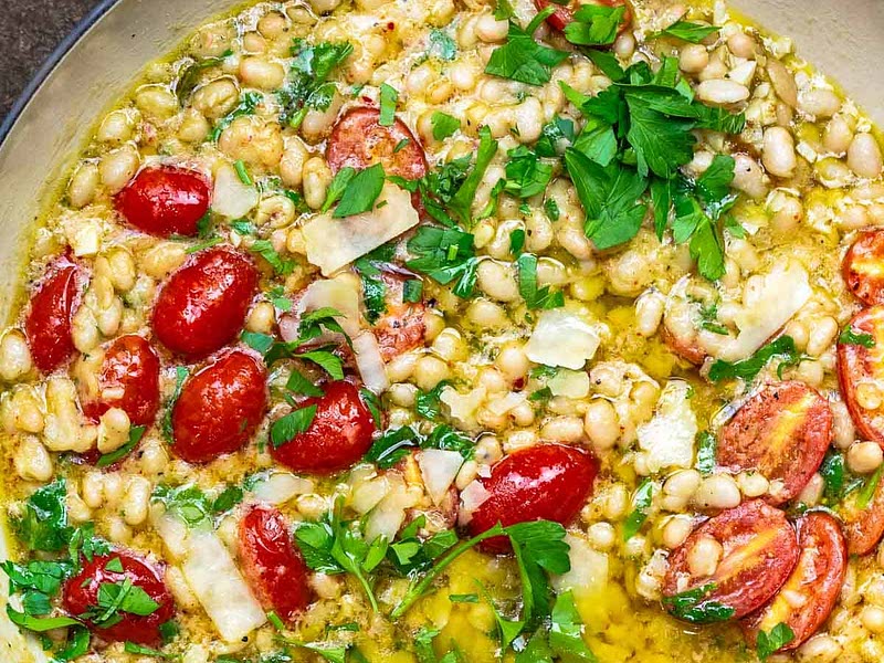 Garlic Parmesan White Beans Recipe Samsung Food