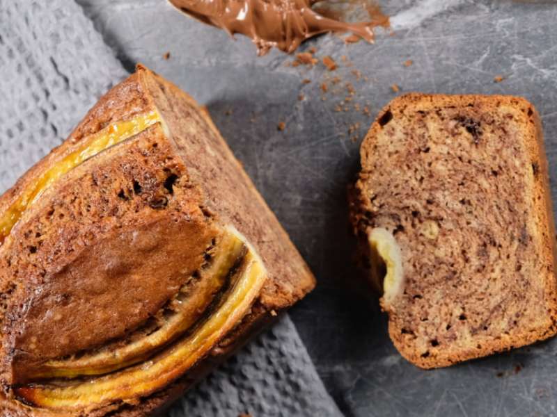 Nutella Swirl Loaf Cake Recipe - Easy Cake Recipes