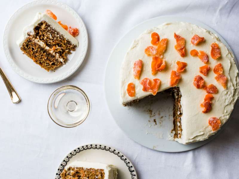 Cardamom Carrot Cake with Allspice Cream Cheese Icing | The Lemon Apron