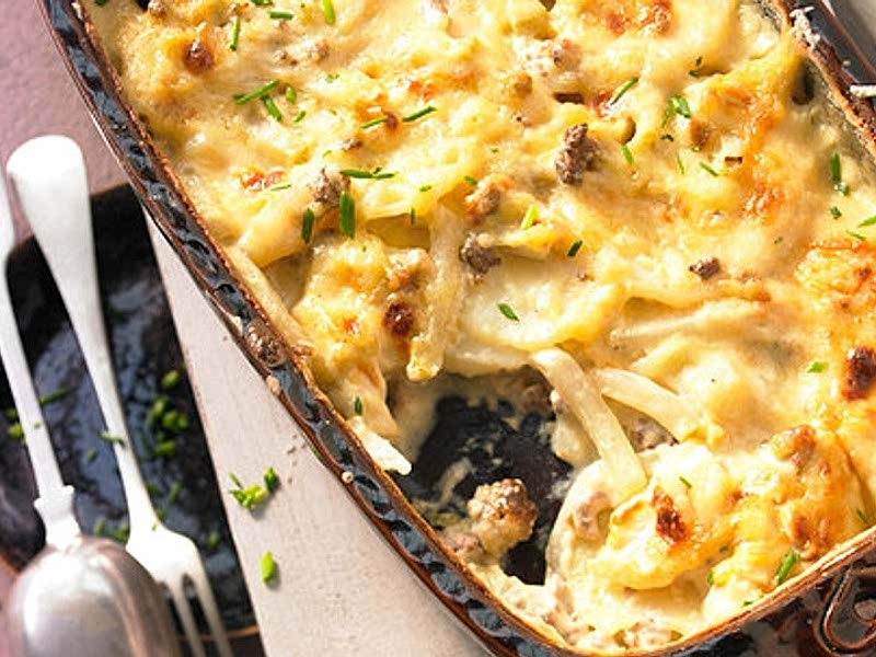 Kohlrabi-Kartoffel-Hackfleisch-Gratin Recipe - Samsung Food