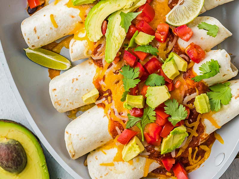 Adobo Chicken Enchiladas Recipe Samsung Food