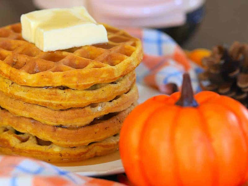 Low Carb Pumpkin Spice Waffles Recipe Samsung Food low-carb-pumpkin-spice-waffles-recipe-samsung-food