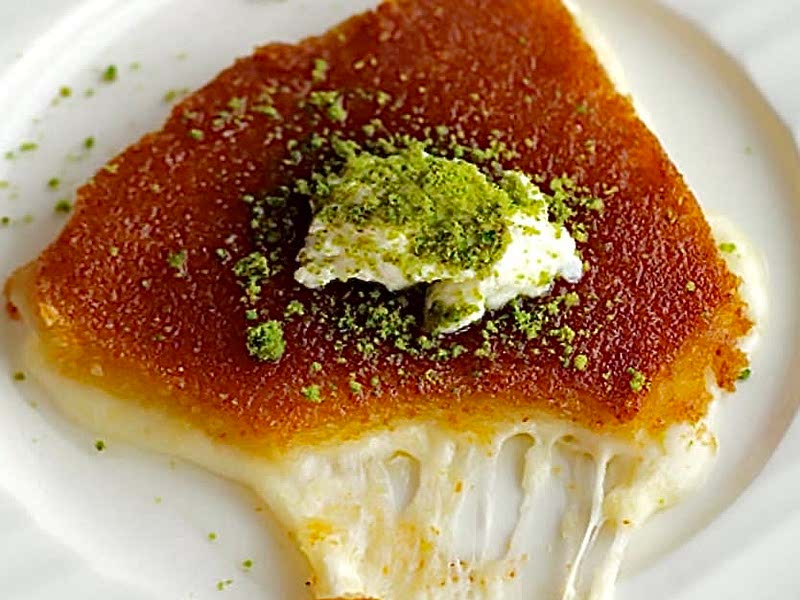 Knefe Bi Jibin or Kunafa with Cheese Recipe Samsung Food