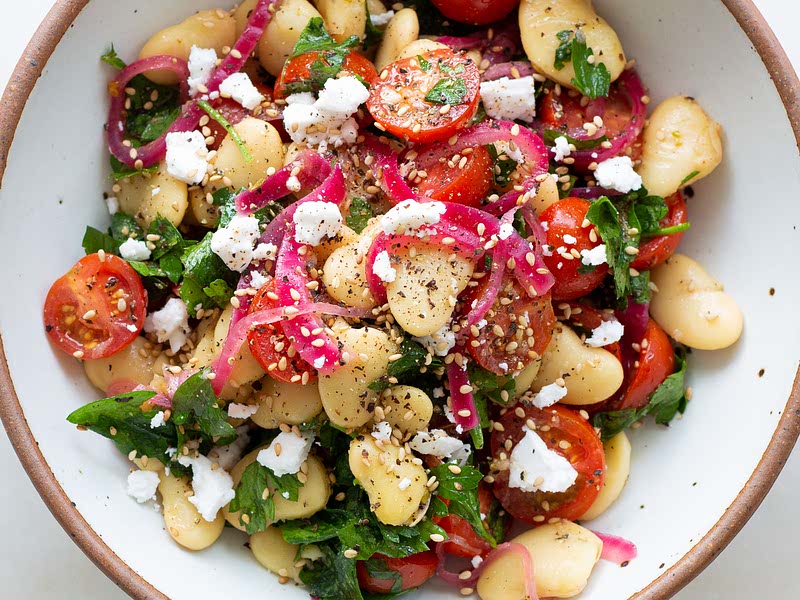 Za'atar Butter Bean Salad Recipe Samsung Food