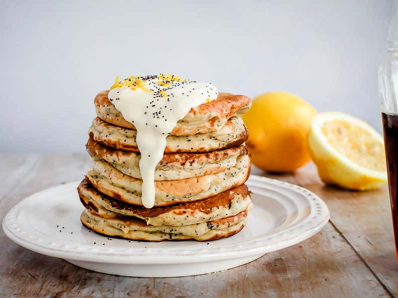 Vegan Lemon Poppy Seed Pancakes Recipe Samsung Food