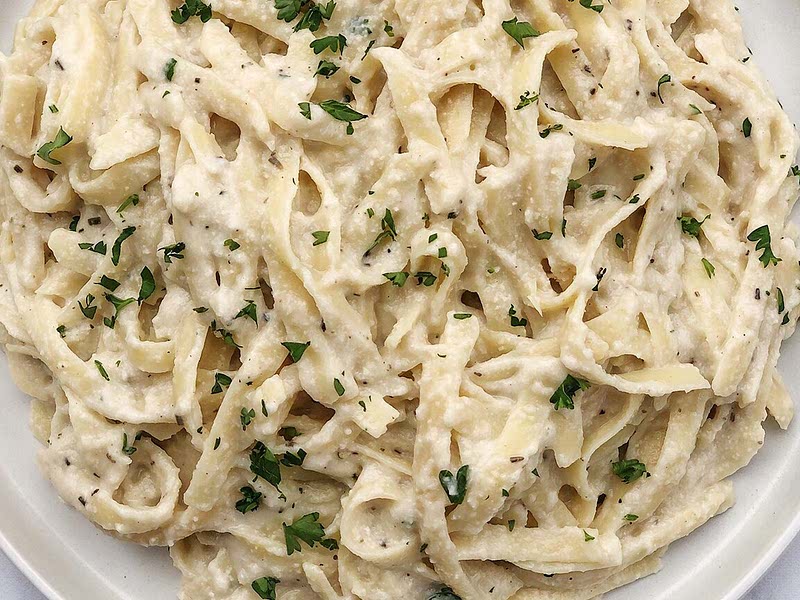 DairyFree Fettuccine Alfredo Recipe Samsung Food