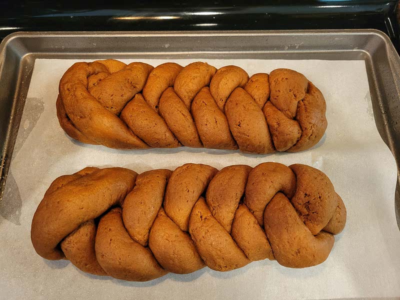 Oat Challah (100 oat flour) braidable. Recipe Samsung Food