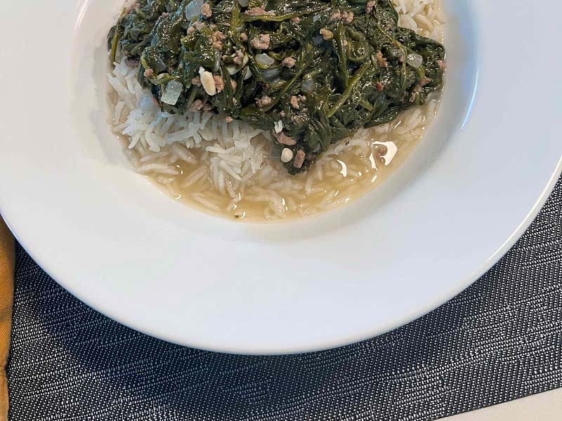 Lebanese Spinach With Rice Recipe Samsung Food lebanese-spinach-with-rice-recipe-samsung-food