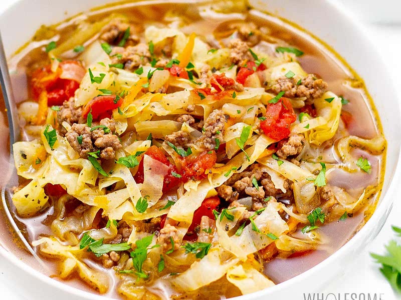 Cabbage Soup With Hamburger (Crock Pot or Instant Pot) Recipe Samsung