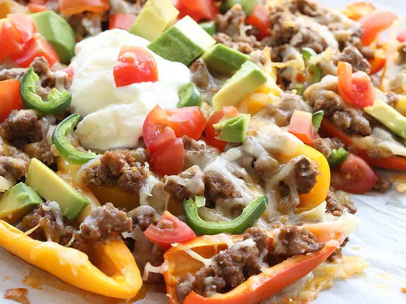 Mini Pepper Keto Nachos Recipe Samsung Food