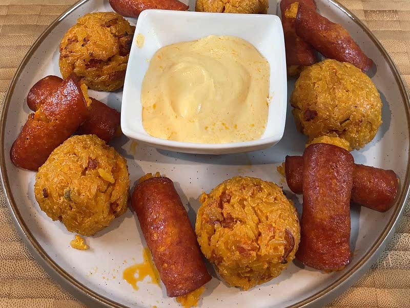 Mexican Rice Balls with pepperoni Recipe Samsung Food