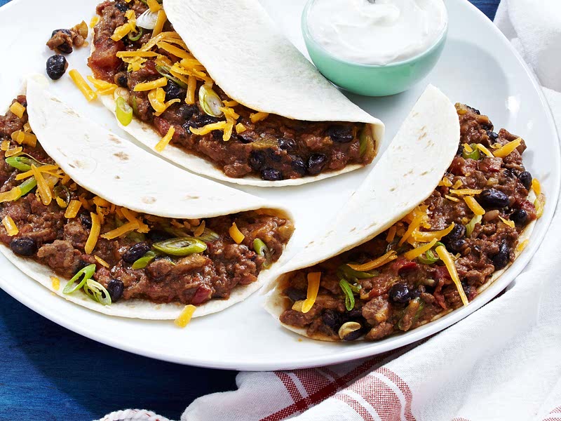 Cheesy Ground Beef Tacos Recipe Whisk