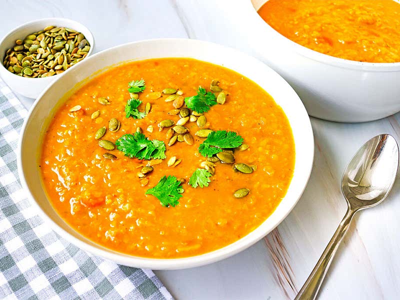 Pumpkin Lentil Soup Recipe Samsung Food