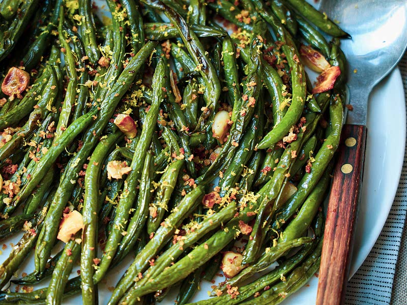 Roasted Green Beans with Garlic and Lemon Recipe Samsung Food