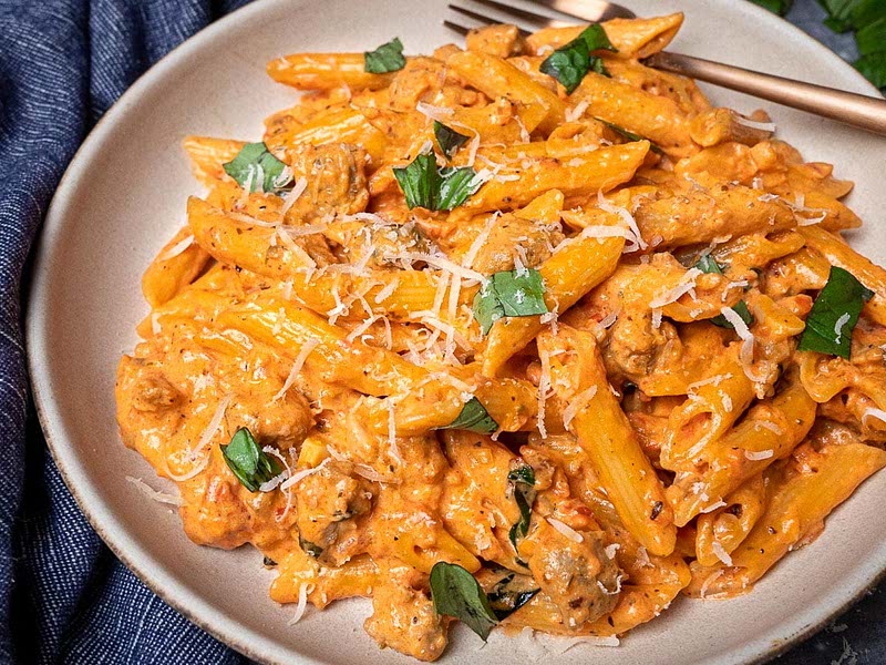 Penne alla Vodka with Sausage Recipe Whisk