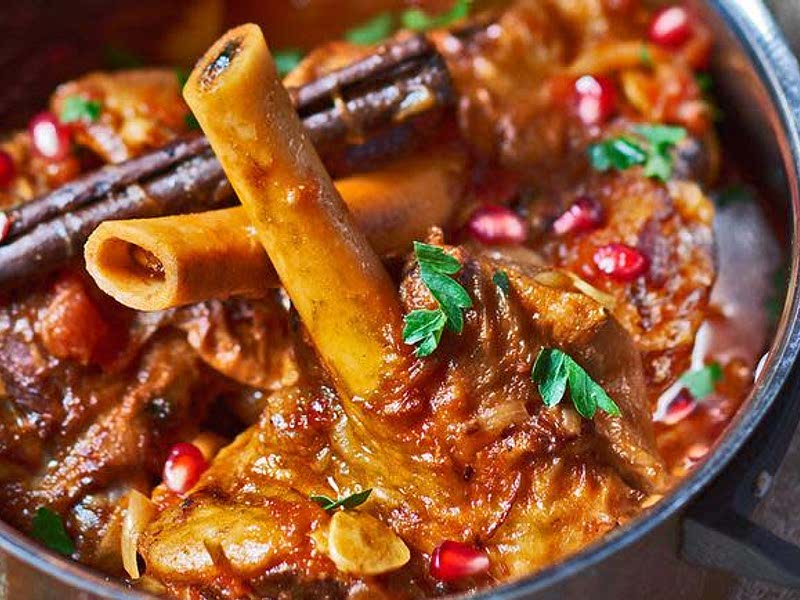Slowcooked lamb shank Recipe Samsung Food