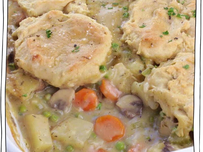 Easy Vegan Pot Pie with Biscuits Recipe Samsung Food