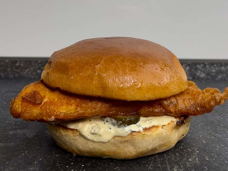 Popeye's cajun flounder sandwich Recipe Samsung Food