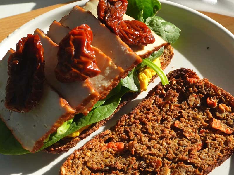 HighProtein vegan Sandwich Recipe Samsung Food