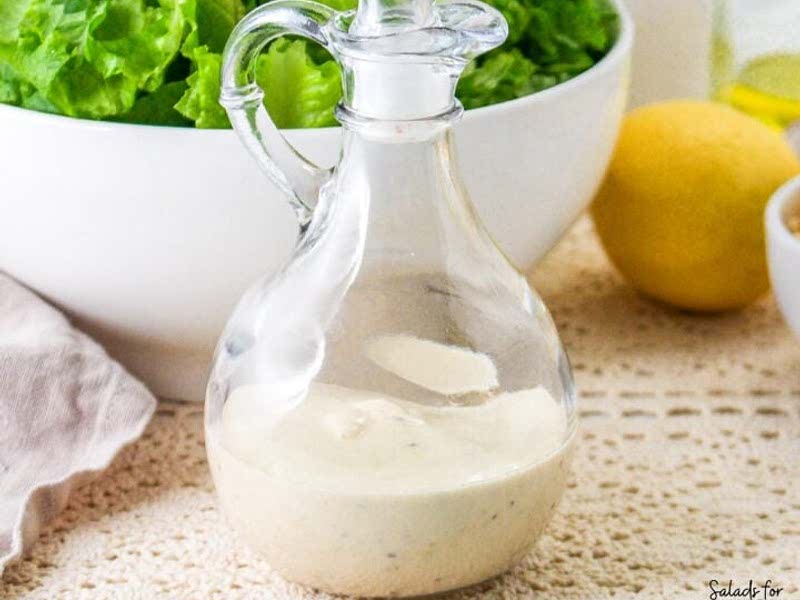 Low Carb Caesar Dressing without Anchovies Recipe Samsung Food